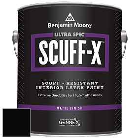 Benjamin Moore 484 Ultra Spec SCUFF-X Interior Matte Finish краска цвет RAL 9005 
