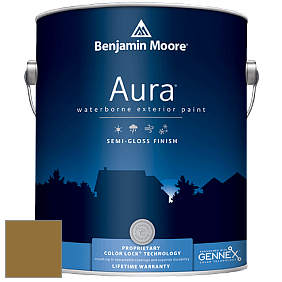Benjamin Moore Aura 632 Waterborne Exterior Semi-Gloss Finish краска цвет 2153-10 Golden Bark