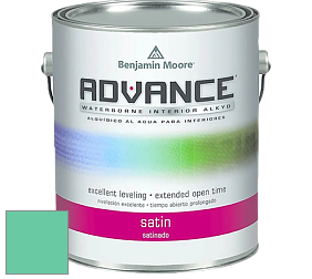 Benjamin Moore 792 Advance Interior Paint-Satin эмаль цвет 2039-40 Teal Blast