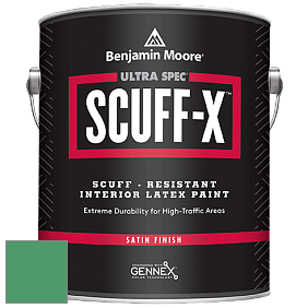 Benjamin Moore 486 Ultra Spec SCUFF-X Interior Satin Finish краска цвет 2038-30 Prairie Green
