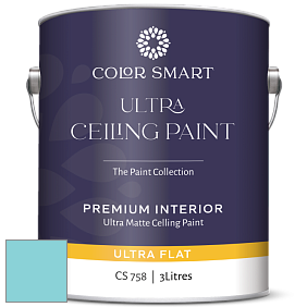 COLOR SMART CS 758 ULTRA CEILING PAINT ультраматовая краска цвет 758 Rhythm and Blues