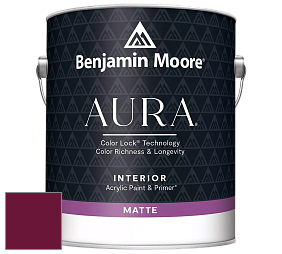 Benjamin Moore Aura 522 Interior Paint - Matte краска цвет RAL 4004 