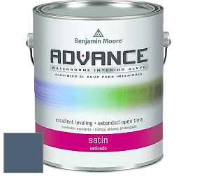 Benjamin Moore 792 Advance Interior Paint-Satin эмаль цвет 840 Kensington Blue