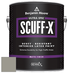 Benjamin Moore 484 Ultra Spec SCUFF-X Interior Matte Finish краска цвет 1559 Arctic Shadows
