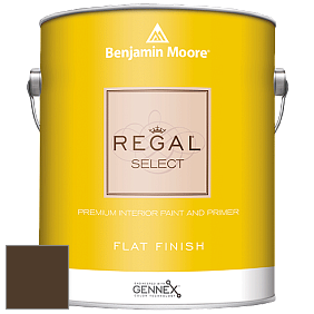 Benjamin Moore 547 Regal Select Waterborne Interior Flat Finish краска цвет RAL 8028 