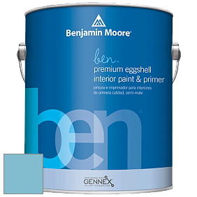 Benjamin Moore Ben W626 Premium Interior Latex Eggshell краска цвет 773 Athenian Blue
