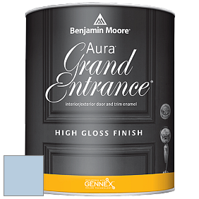 Benjamin Moore Aura 148 Grand Entrance High Gloss эмаль цвет 821 Blue Ice