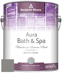 Benjamin Moore Aura 532 Bath & Spa Waterborne Interior Paint Matte Finish краска цвет AF-710 