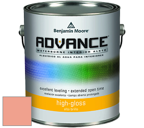 Benjamin Moore 794 Advance Interior Paint-High Gloss глянцевая алкидная эмаль цвет 018 Monticello Peach