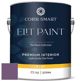 COLOR SMART CS 745 ELIT PAINT глубокоматовая моющаяся краска цвет 2073-30 Passion Plum