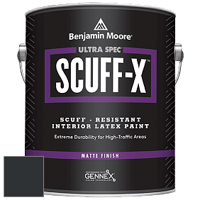 Benjamin Moore 484 Ultra Spec SCUFF-X Interior Matte Finish краска цвет RAL 7021 