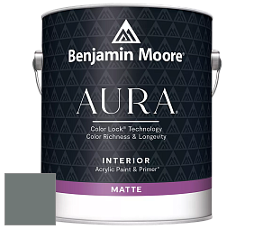 Benjamin Moore Aura 522 Interior Paint - Matte краска цвет NCS S 6005-B80G 