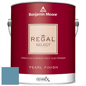 Benjamin Moore 550 Regal Select Waterborne Interior Pearl Finish краска цвет 2062-40 Blue Daisy