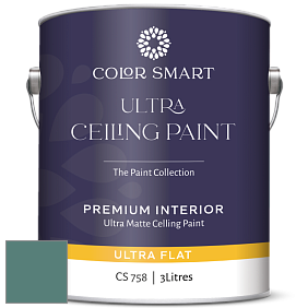 COLOR SMART CS 758 ULTRA CEILING PAINT ультраматовая краска цвет 678 Pacific Rim