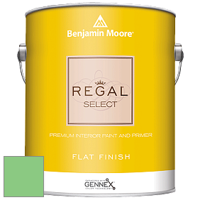 Benjamin Moore 547 Regal Select Waterborne Interior Flat Finish краска цвет 2033-40 Lime Tart