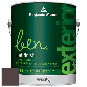 Benjamin Moore Ben 541 Waterborne Exterior Flat Finish краска цвет AF-650 