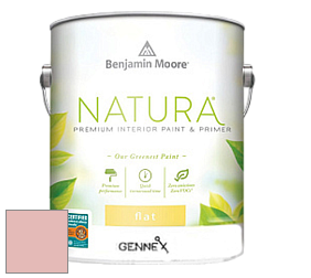 Benjamin Moore 514 Natura Interior Semi-Gloss Finish краска цвет 2089-50 Salmon Berry