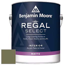 Benjamin Moore 548 IRegal Select Interior Paint - Matte краска цвет 490 Pine Brook