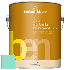 Benjamin Moore Ben W625 Premium Interior Latex Flat краска цвет 2044-50 Bermuda Teal