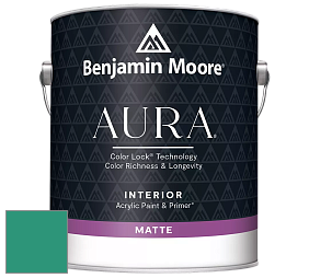 Benjamin Moore Aura 522 Interior Paint - Matte краска цвет 608 Erin Green