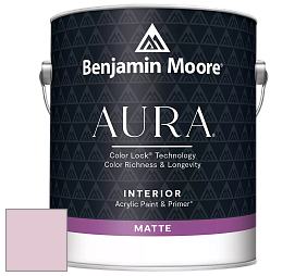 Benjamin Moore Aura 522 Interior Paint - Matte краска цвет 2082-60 Pink Innocence