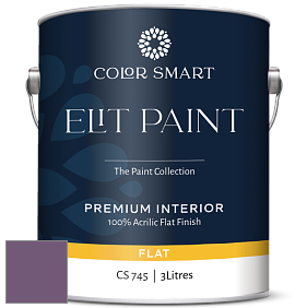 COLOR SMART CS 745 ELIT PAINT глубокоматовая моющаяся краска цвет 1372 Ultra Violet
