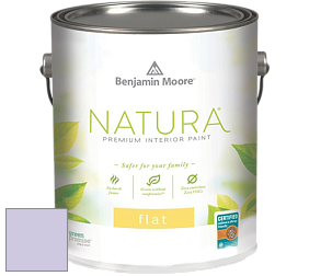 Benjamin Moore 512 Natura Interior Flat Finish матовая краска цвет 1395 Grape Ice