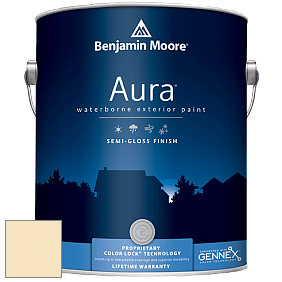 Benjamin Moore Aura 632 Waterborne Exterior Semi-Gloss Finish краска цвет 931 Royal Linen