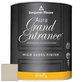 Benjamin Moore Aura 148 Grand Entrance High Gloss эмаль цвет 976 Coastal Fog