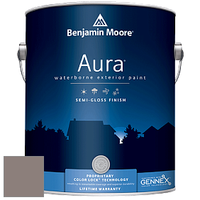 Benjamin Moore Aura 632 Waterborne Exterior Semi-Gloss Finish краска цвет 2109-40 Smoked Oyster