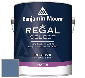 Benjamin Moore 548 IRegal Select Interior Paint - Matte краска цвет 825 Blue Nova