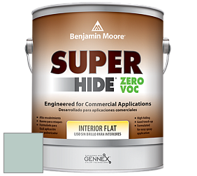 Benjamin Moore 355 Super Hide Zero Voc Interior Flat краска цвет 709 Heavenly Blue