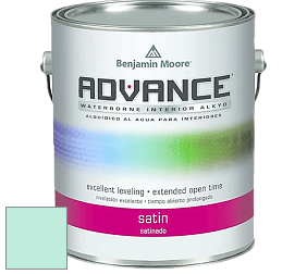 Benjamin Moore 792 Advance Interior Paint-Satin эмаль цвет 2042-60 Florida Aqua