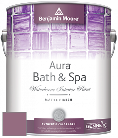 Benjamin Moore Aura 532 Bath & Spa Waterborne Interior Paint Matte Finish краска цвет NCS S 4030-R30B 