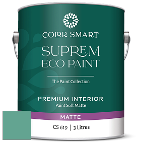COLOR SMART CS 619 SUPREM ECO PAINT матовая краска цвет 649 Captivating Teal