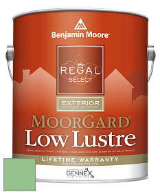 Benjamin Moore W103 Regal Select Exterior Paint-MoorGard Low Lustre Finish краска цвет 572 Branch Brook Green