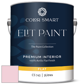 COLOR SMART CS 745 ELIT PAINT глубокоматовая моющаяся краска цвет 2087-60 Ribbon Pink