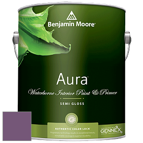 Benjamin Moore Aura 528 Waterborne Interior Semi-gloss Finish краска цвет 2073-30 Passion Plum
