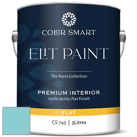 COLOR SMART CS 745 ELIT PAINT глубокоматовая моющаяся краска цвет 738 Clearlake