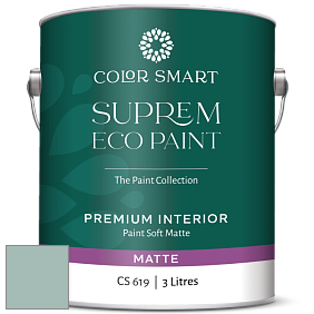 COLOR SMART CS 619 SUPREM ECO PAINT матовая краска цвет 689 Rhine River