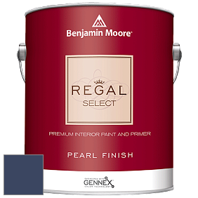 Benjamin Moore 550 Regal Select Waterborne Interior Pearl Finish краска цвет 2064-10 Bold Blue