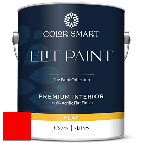 COLOR SMART CS 745 ELIT PAINT глубокоматовая моющаяся краска цвет RAL 3024 