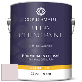 COLOR SMART CS 758 ULTRA CEILING PAINT ультраматовая краска цвет 1374 Orleans Violet