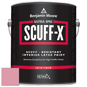 Benjamin Moore 486 Ultra Spec SCUFF-X Interior Satin Finish краска цвет 1340 Pink Ribbon