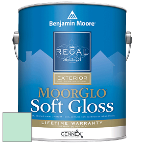 Benjamin Moore W096 Regal Select Exterior Paint-Moor GloSoft Gloss Finish краска цвет 575 Tropical Paradise
