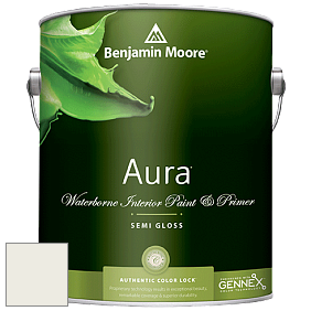 Benjamin Moore Aura 528 Waterborne Interior Semi-gloss Finish краска цвет AF-15 