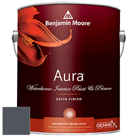 Benjamin Moore Aura 526 Waterborne Interior Satin Finish покрытие цвет AF-565 