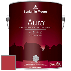 Benjamin Moore Aura 631 Waterborne Exterior Satin Finish краска цвет 2000-10 Red