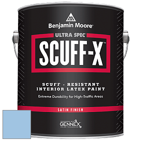 Benjamin Moore 486 Ultra Spec SCUFF-X Interior Satin Finish краска цвет 815 Swiss Blue
