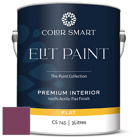 COLOR SMART CS 745 ELIT PAINT глубокоматовая моющаяся краска цвет NCS S 4050-R30B 